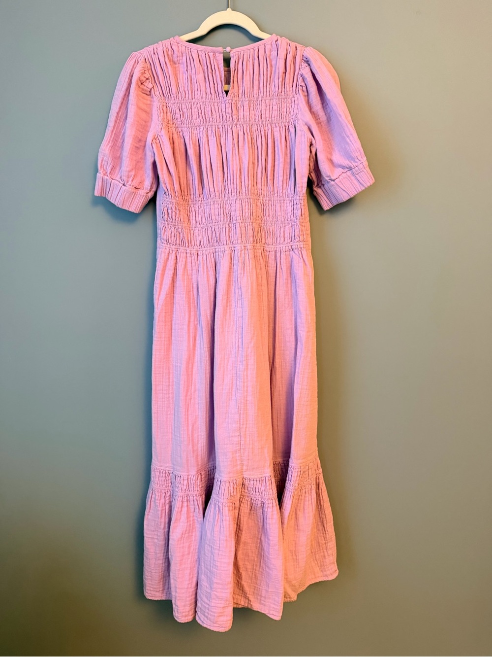 ME+EM Lavender Smocked Midi Dress - Women - Picture 5 of 8